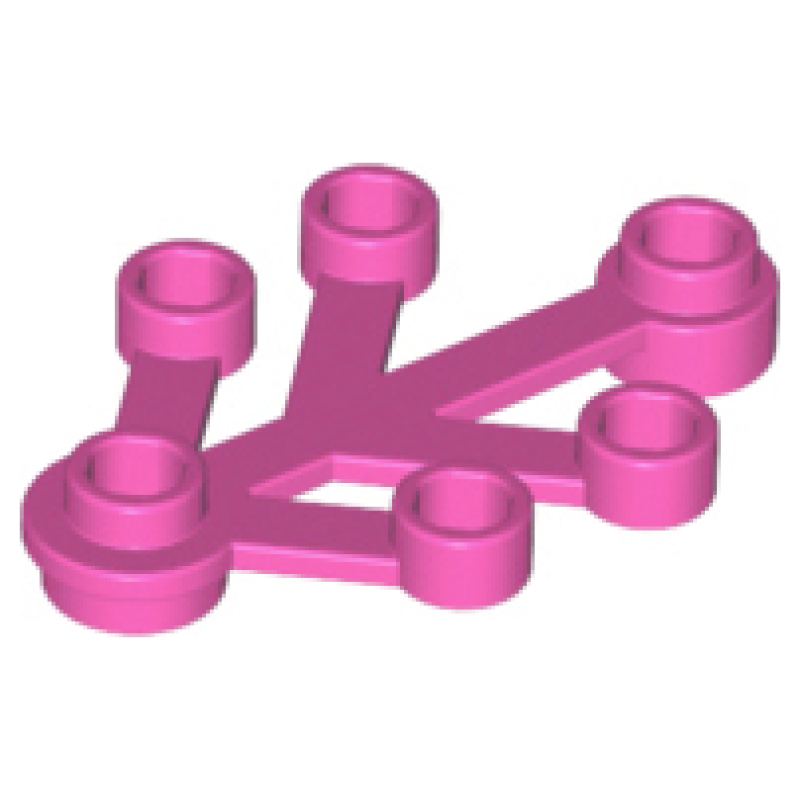 Plant Bladeren 4x3 Dark Pink